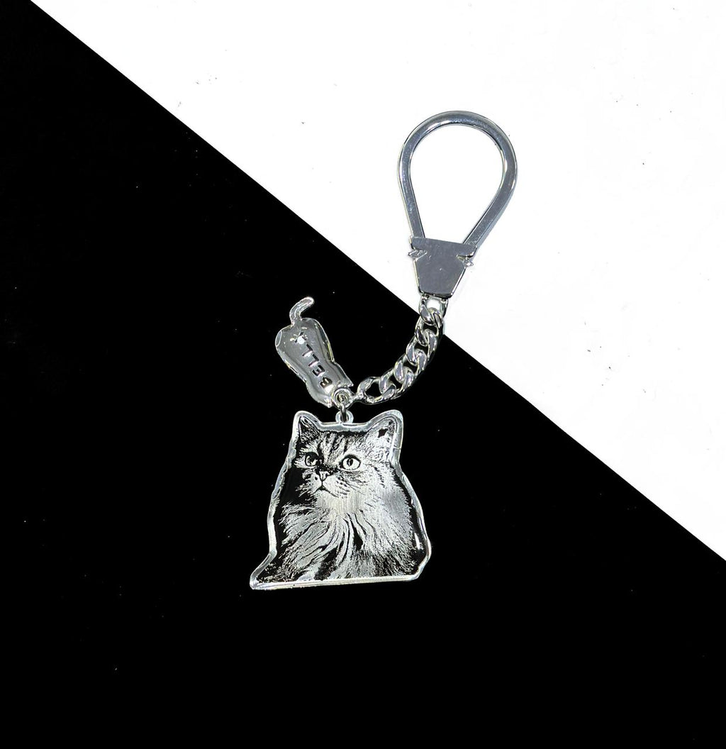 Personalized Pet Keychain | Custom Engraved Name or Photo